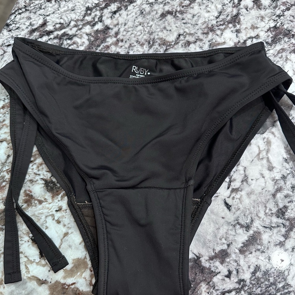 Ruby Black Bikini Bottoms